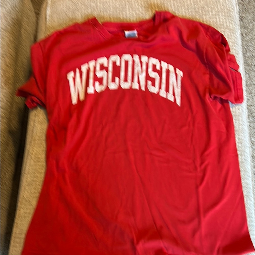 Red Wisconsin T-Shirt